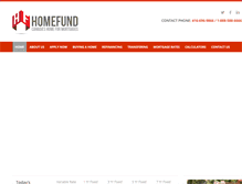 Tablet Screenshot of homefund.com